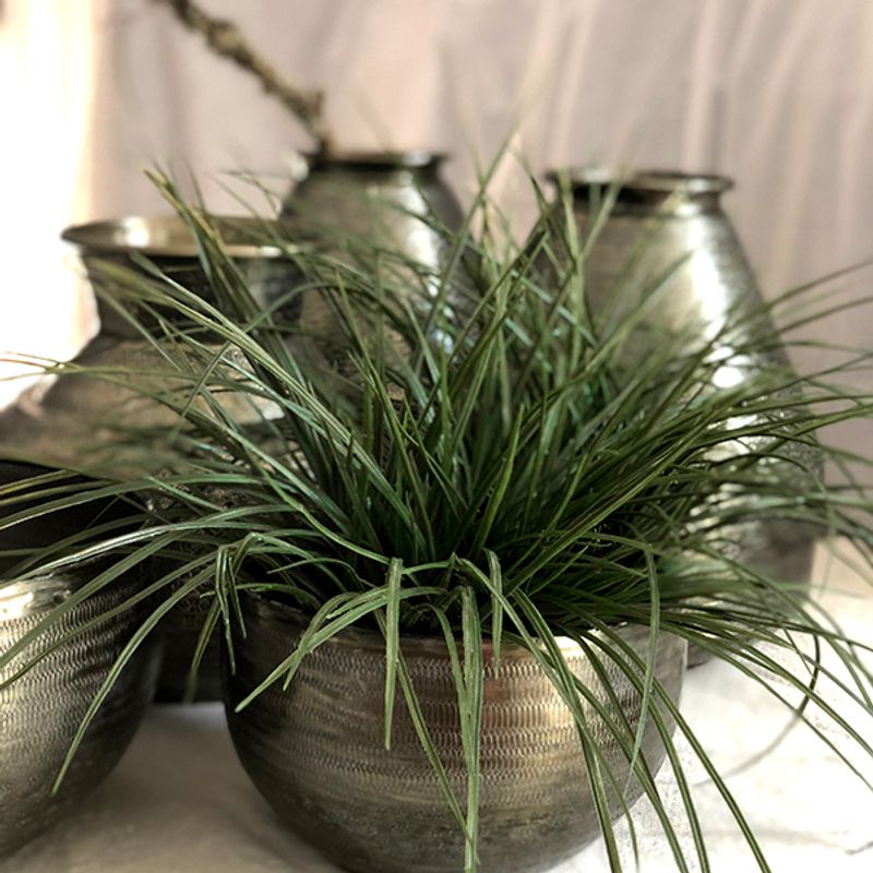 vase leaf antique green