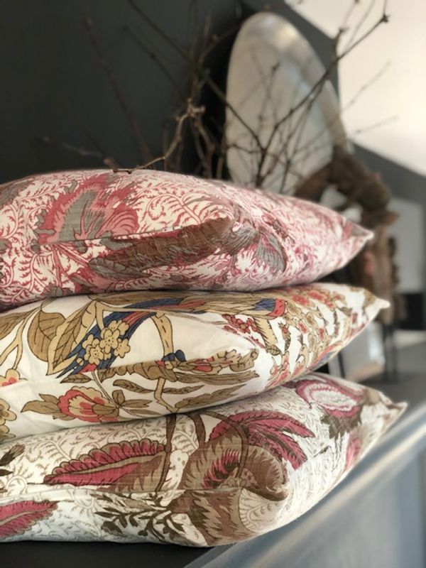 Putetrekk Print Cotton Linen Nostalgia