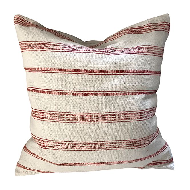 Hovedbilde Putetrekk Rød Stripe