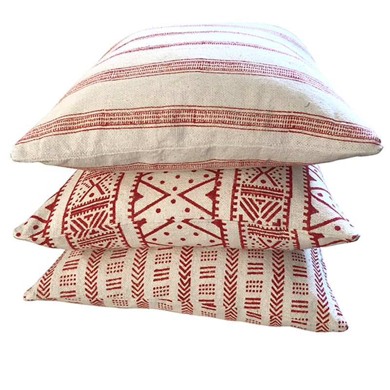 cushion cover Red Classic
