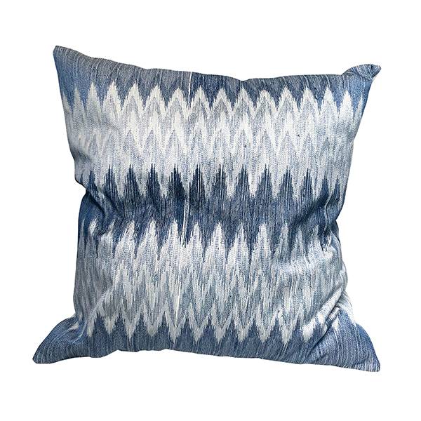 Putetrekk Blå Zig Zag 