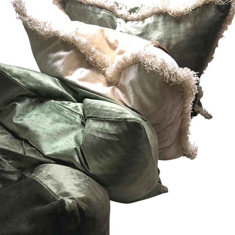 cushion cover jade green 