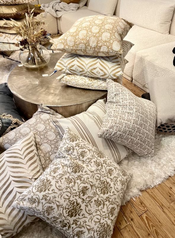 Cushion Cover Taupe Nelly
