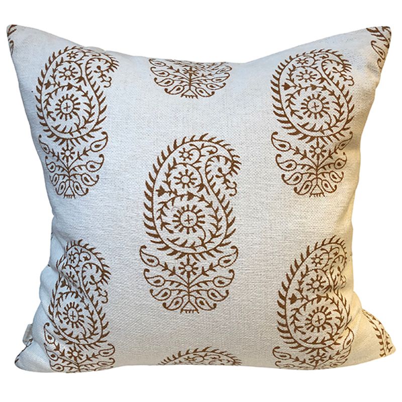 cushion cover Golden Honey New Paisly
