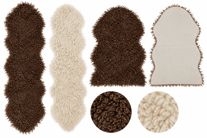 Faux Fur Brown 60 x 90