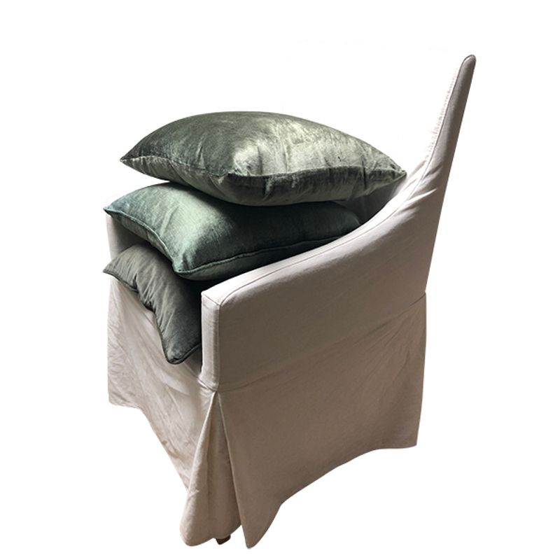 Putetrekk Slub Velvet Deep Green