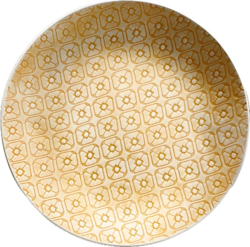 Dinner Plate Standard Mixed Pattern Orange