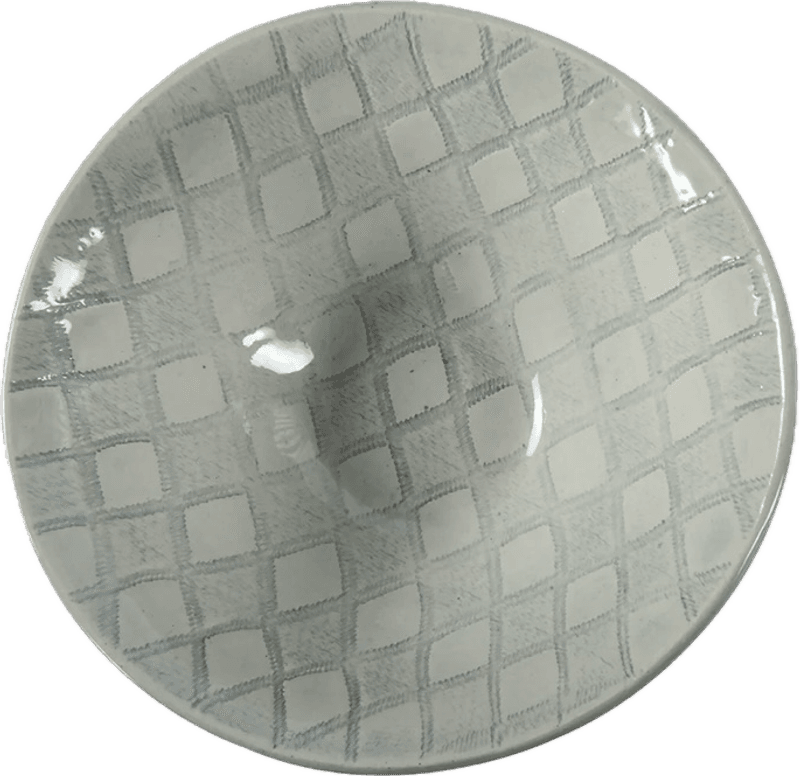 Soup Bowl Mixe Pattern Duck Egg 