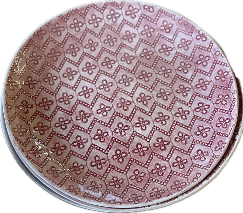 Dinner Plate Standard Mixed Pattern Pimento 