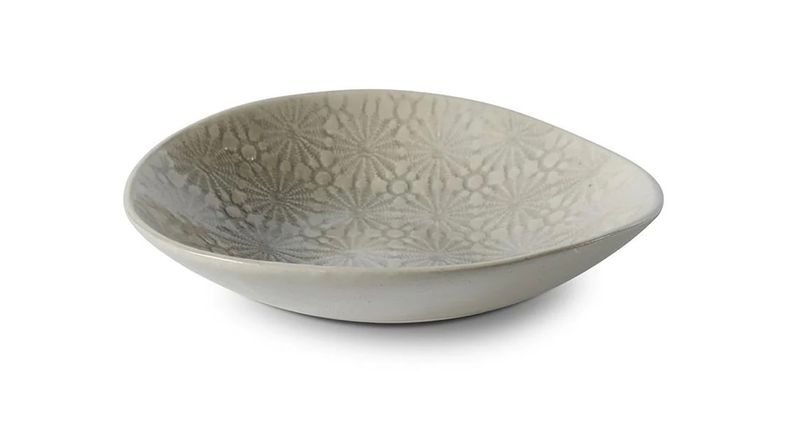 Salt Dish Mixed Pattern Large Warm Grey